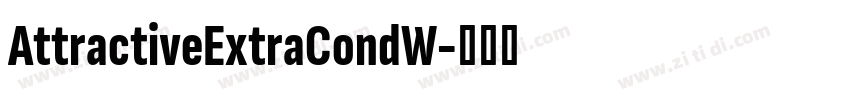 AttractiveExtraCondW字体转换