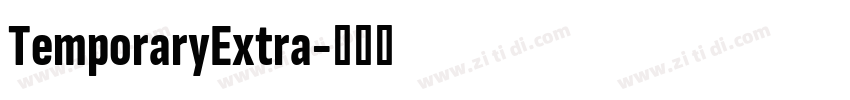 TemporaryExtra字体转换