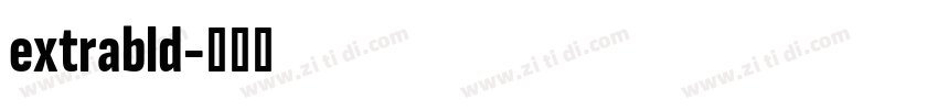 extrabld字体转换 extrabld字体转换