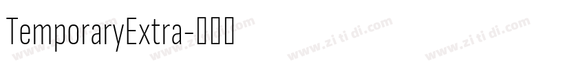TemporaryExtra字体转换