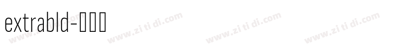 extrabld字体转换 extrabld字体转换