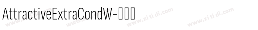 AttractiveExtraCondW字体转换
