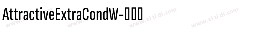 AttractiveExtraCondW字体转换