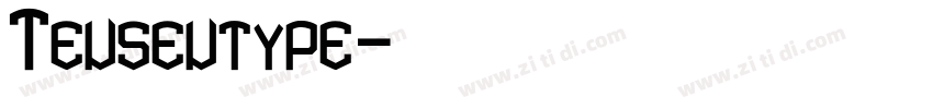 Tensentype字体转换