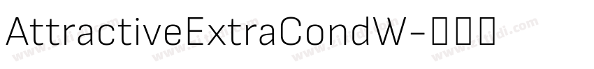 AttractiveExtraCondW字体转换