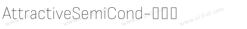 AttractiveSemiCond字体转换