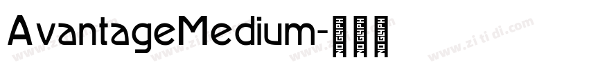 AvantageMedium字体转换
