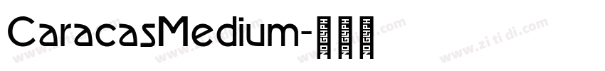 CaracasMedium字体转换