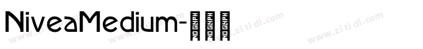NiveaMedium字体转换