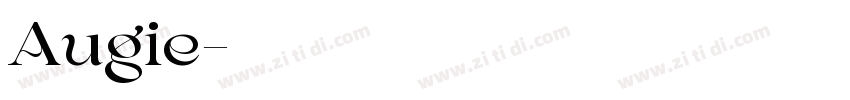 Augie字体转换