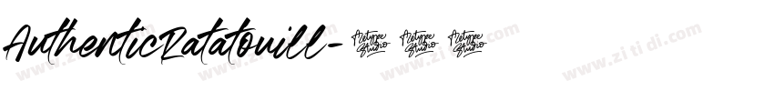 AuthenticRatatouill字体转换