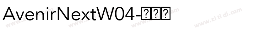 AvenirNextW04字体转换