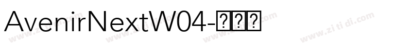 AvenirNextW04字体转换