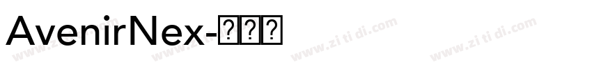 AvenirNex字体转换