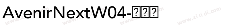 AvenirNextW04字体转换