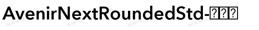 AvenirNextRoundedStd字体转换