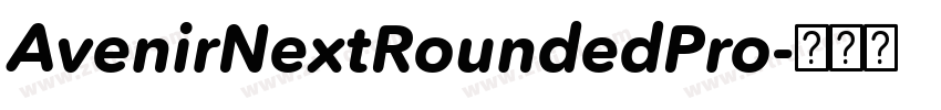 AvenirNextRoundedPro字体转换 AvenirNextRoundedPro字体转换