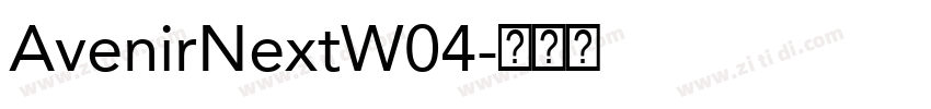 AvenirNextW04字体转换