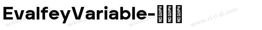 EvalfeyVariable字体转换