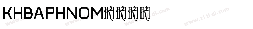 KhBaphnom字体转换