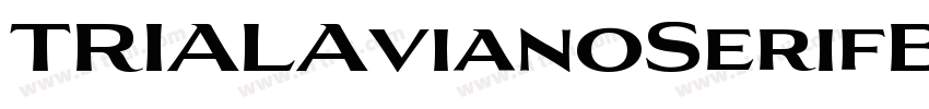 TRIALAvianoSerifBold字体转换