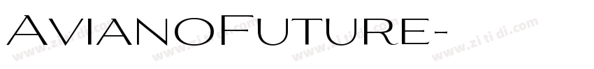 AvianoFuture字体转换