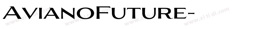 AvianoFuture字体转换