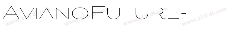 AvianoFuture字体转换