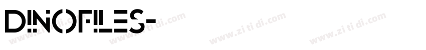 Dinofiles字体转换
