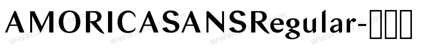 AMORICASANSRegular字体转换
