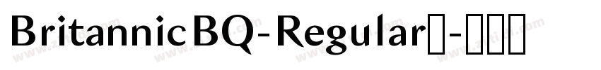 BritannicBQ-Regular免字体转换