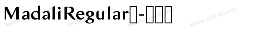 MadaliRegular◆字体转换