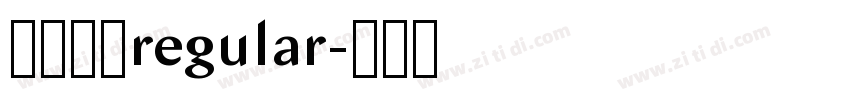 微软雅黑regular字体转换