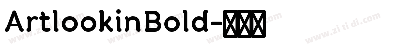 ArtlookinBold字体转换
