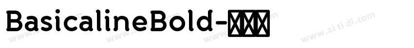 BasicalineBold字体转换 BasicalineBold字体转换