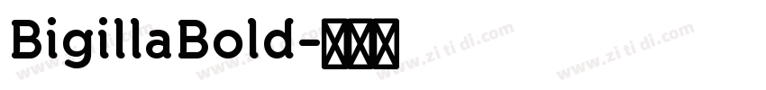 BigillaBold字体转换