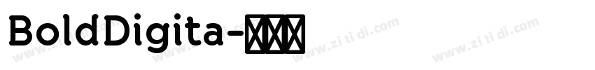BoldDigita字体转换 BoldDigita字体转换