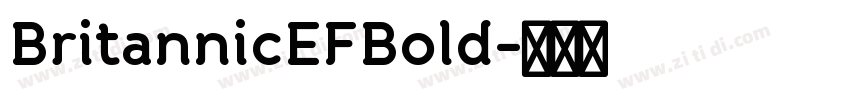 BritannicEFBold字体转换 BritannicEFBold字体转换