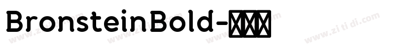 BronsteinBold字体转换