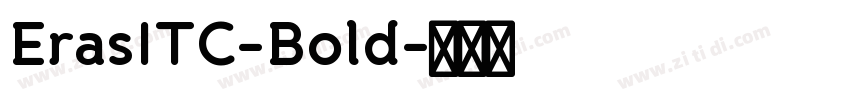 ErasITC-Bold字体转换