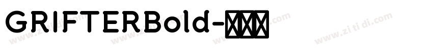 GRIFTERBold字体转换
