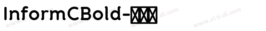 InformCBold字体转换
