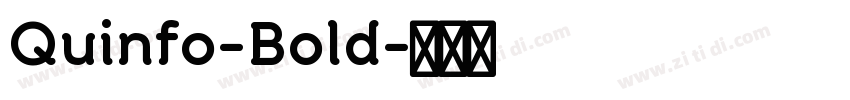 Quinfo-Bold字体转换