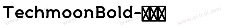 TechmoonBold字体转换