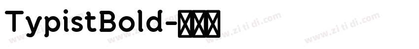 TypistBold字体转换