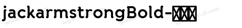 jackarmstrongBold字体转换