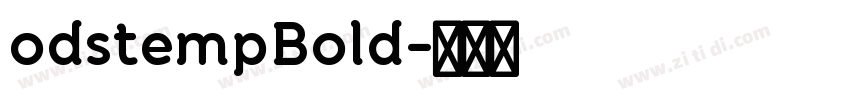 odstempBold字体转换