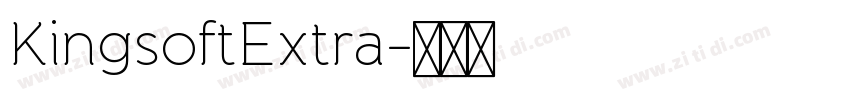 KingsoftExtra字体转换