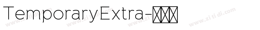 TemporaryExtra字体转换