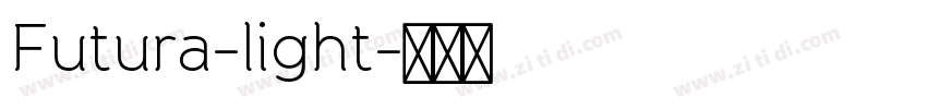 Futura-light字体转换